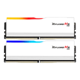  RAM PC G.SKILL Ripjaws M5 32GB RGB DDR5 White | (2x16GB), 5200MHz, Intel/AMD F5-5200J4040A16GX2-RM5RW 