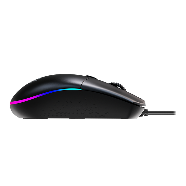  Chuột gaming DareU EM911 | Có dây, 6000 DPI, 100g, RGB, Đen 