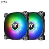  Fan Case Thermaltake Pure Duo 12 ARGB Sync Radiator Fan (2-Fan Pack)-Black 