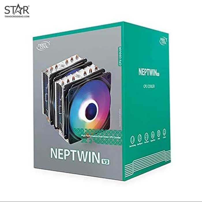 Tản nhiệt CPU Deepcool Neptwin V3 RGB Air Cooling