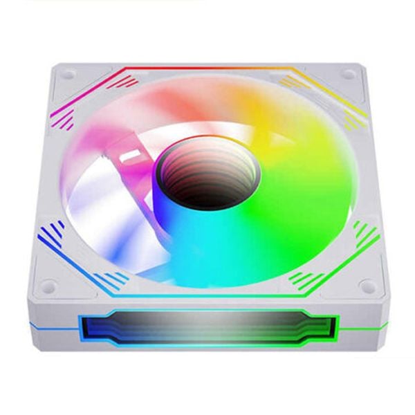  Quạt tản nhiệt PC Coolmoon F3 | Fan lẻ 120mm, ARGB, Trắng 