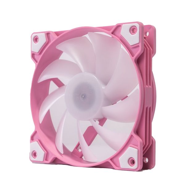  Quạt tản nhiệt PC CoolMoon K8 | Fan lẻ 120mm, RGB, Hồng 