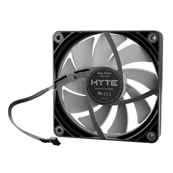  Quạt tản nhiệt PC Hyte Flow FA12 | Kit 3 fan 120mm, Trắng 