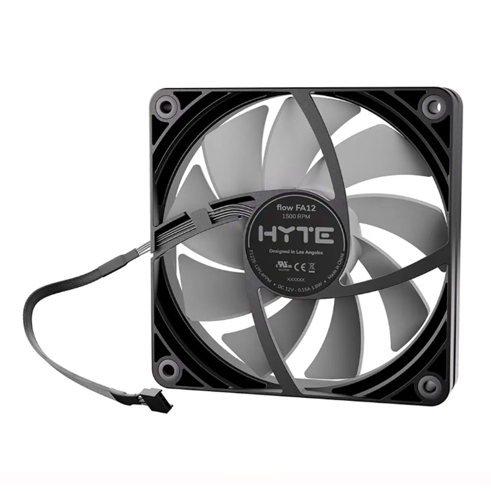 Fan Case Hyte Flow FA12 | Bộ 3 fan, cánh trắng, không LED