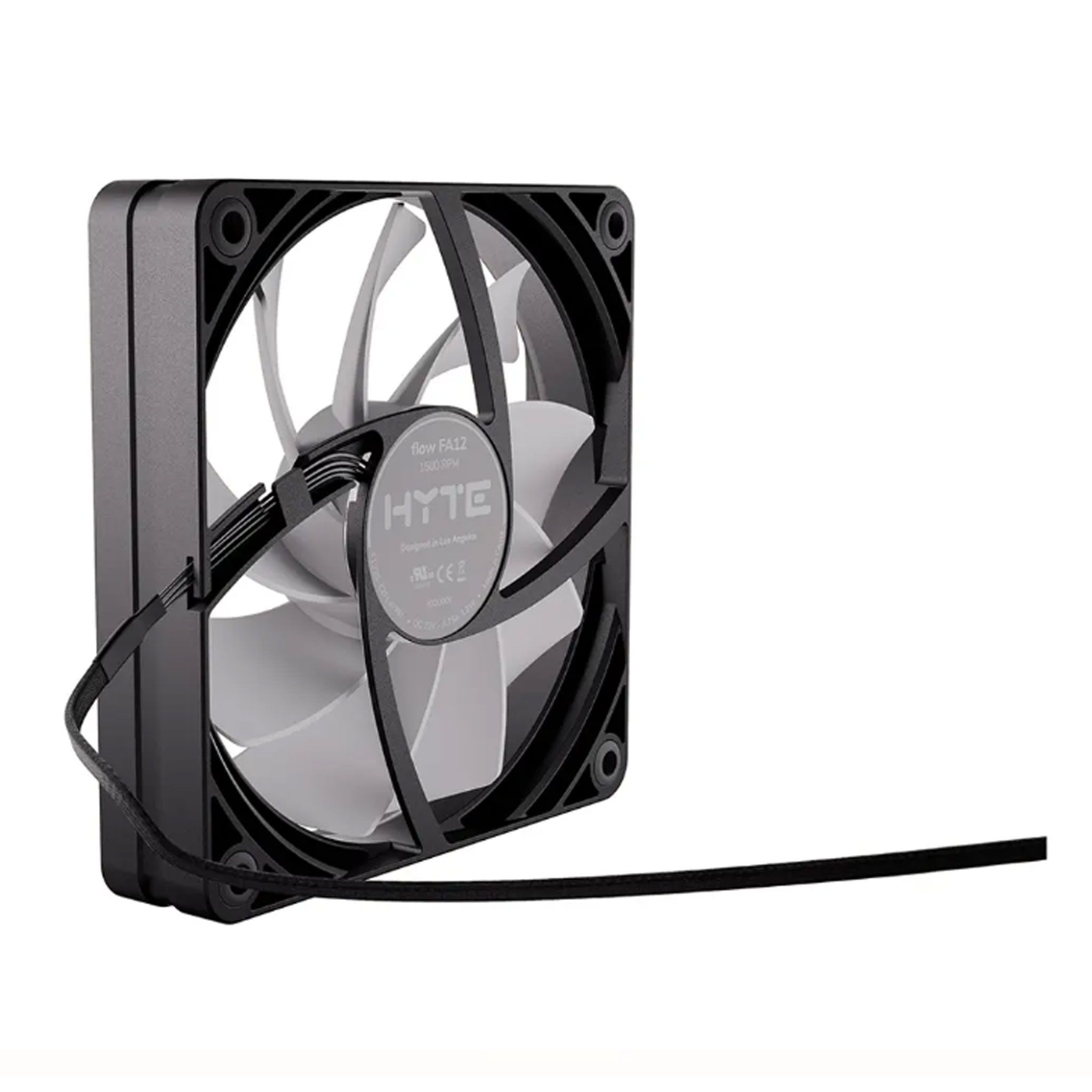 Fan Case Hyte Flow FA12 | Bộ 3 fan, cánh trắng, không LED