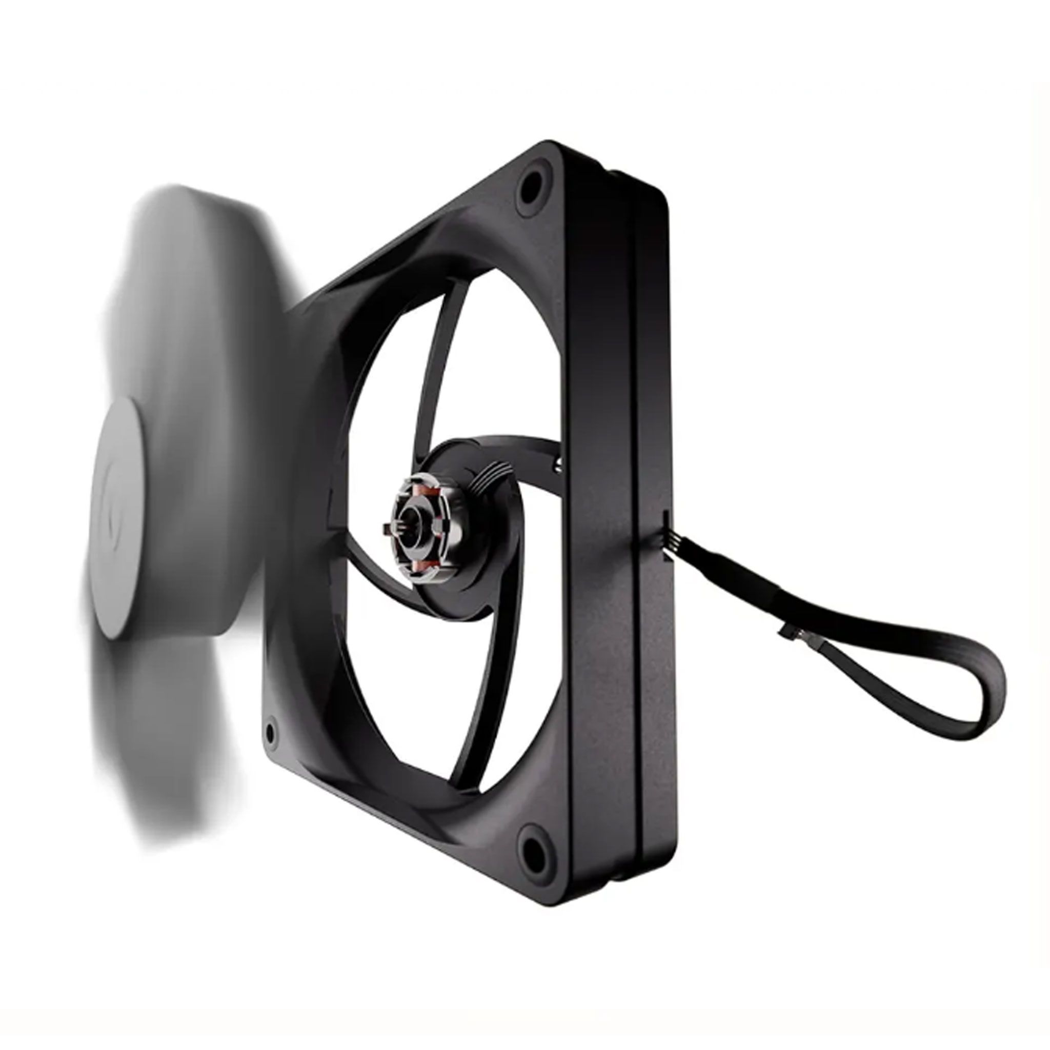 Fan Case Hyte Flow FA12 | Bộ 3 fan, cánh trắng, không LED