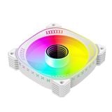  Quạt tản nhiệt PC Coolmoon TY1 | Fan lẻ 120mm, ARGB, Trắng 