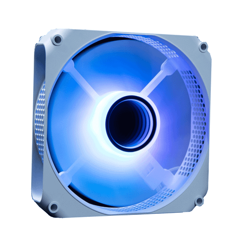 Fan Case Leopard F6 Molex - White | Led cố định, cắm nguồn trực tiếp