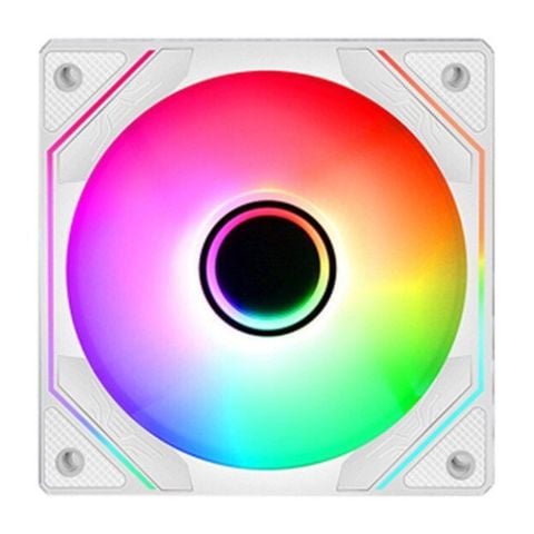 Quạt tản nhiệt PC Leopard 6Pro | Fan lẻ 120mm, ARGB, Gió thuận, Trắng