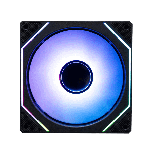  Quạt tản nhiệt PC Leopard Prism 4Max | Fan lẻ 120mm, ARGB, Đen 