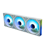  Quạt tản nhiệt PC Leopard Prism 4Max ARGB | Fan lẻ 120mm, ARGB, Gió ngược, Trắng 