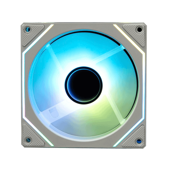  Quạt tản nhiệt PC Leopard Prism 4Max ARGB | Fan lẻ 120mm, ARGB, Gió ngược, Trắng 
