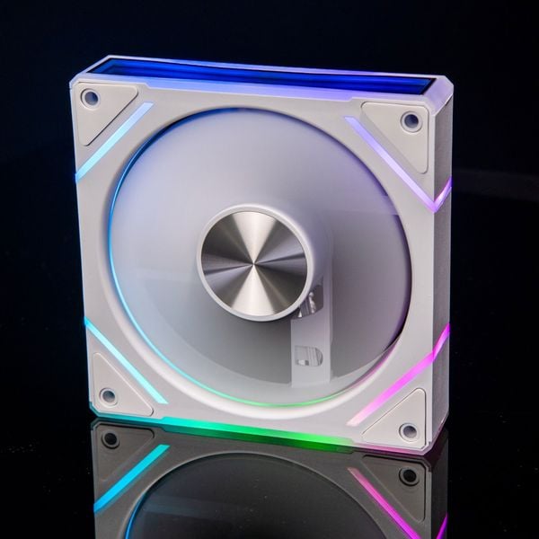  Quạt tản nhiệt PC Leopard V1 | Fan lẻ 120mm, ARGB, Gió thuận, Trắng 