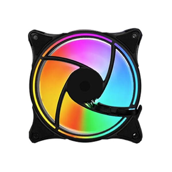  Quạt tản nhiệt PC Loving Cool XZ-12025 | Fan lẻ 120mm, ARGB, Đen 