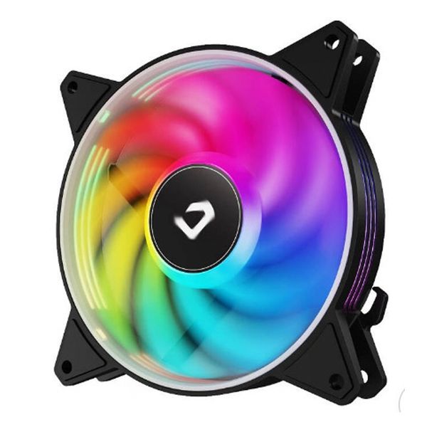  Quạt tản nhiệt PC Vision F3 | Fan lẻ 120mm, ARGB, Đen 