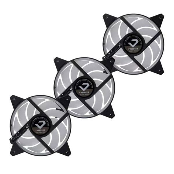  Quạt tản nhiệt PC Vision F3 | Fan lẻ 120mm, ARGB, Đen 