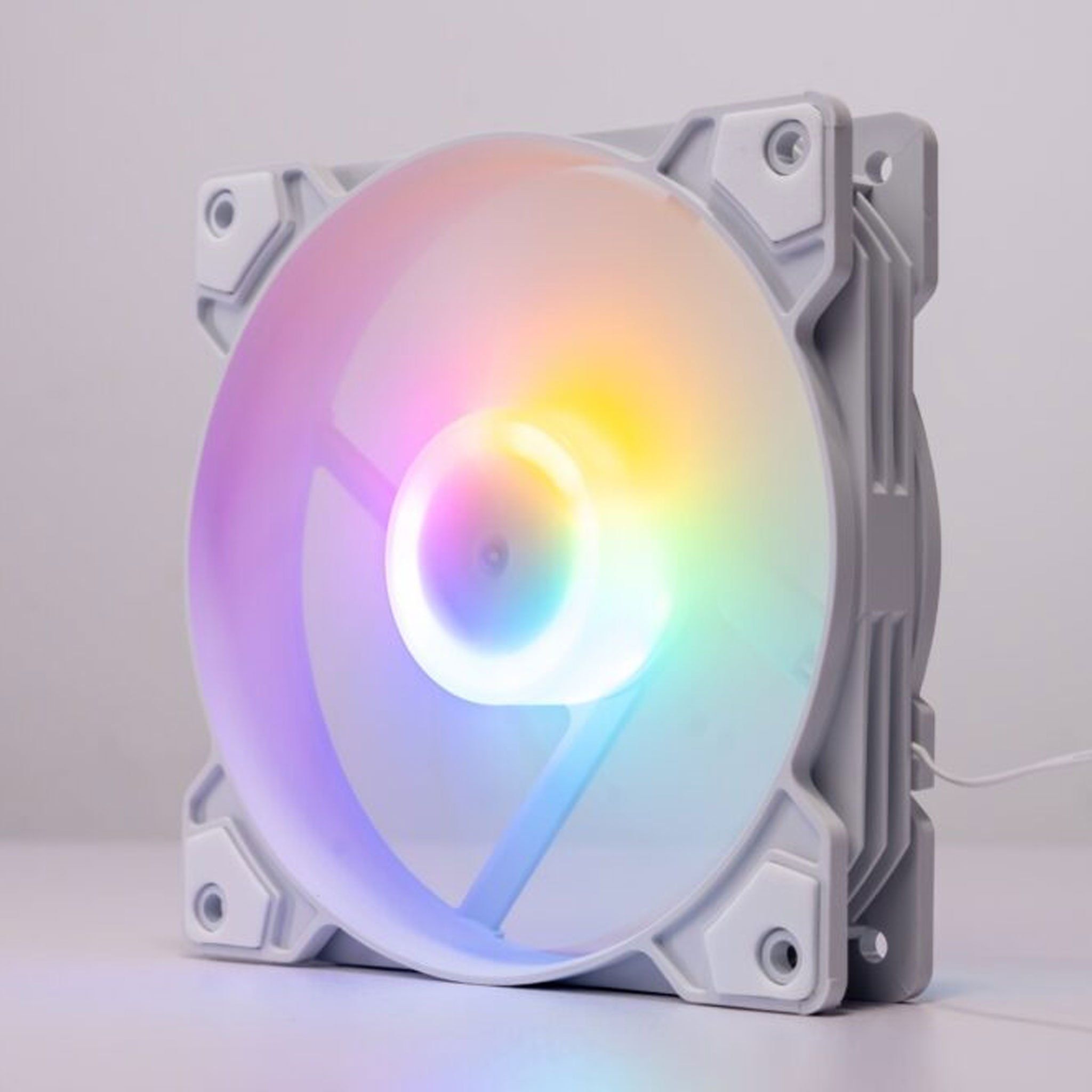 Fan Redmoon K8 - Trắng | 12cm, RGB Fixed