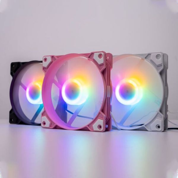  Fan Redmoon K8 - Hồng | 12cm, RGB Fixed 