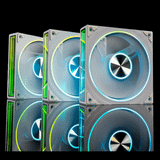  Quạt tản nhiệt PC Leopard TransWarp | Fan lẻ 120mm, ARGB, Gió thuận, Trắng 