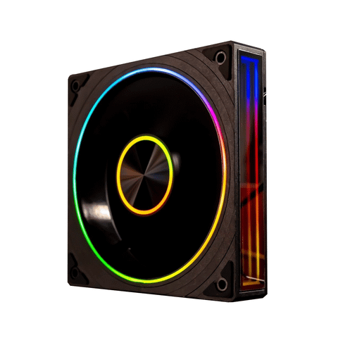 Quạt tản nhiệt PC Leopard TransWarp | Fan lẻ 120mm, ARGB, Gió ngược, Đen