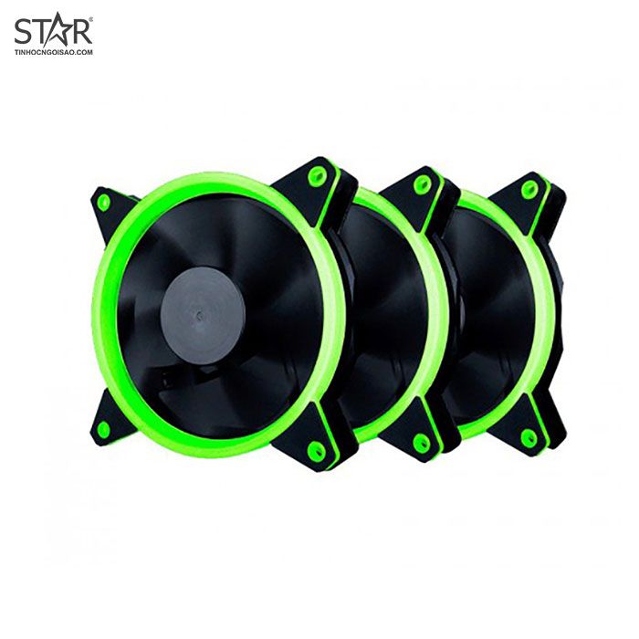 Fan Case 1st Player Fire Moon 12 RGB Pack 3 Fan (Hub + Remote)