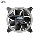  Quạt tản nhiệt PC Hollo | Kit 2 Fan 120mm, RGB, Đen 
