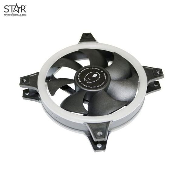  Quạt tản nhiệt PC Hollo | Kit 2 Fan 120mm, RGB, Đen 