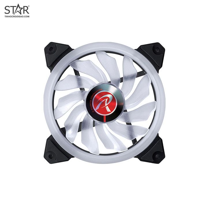 Fan Case Raijintek Iris ADD-3 12cm RGB Pack 3 Fan (Hub + Remote + Đầu chia 1 ra 3)