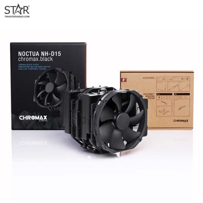 Tản Nhiệt CPU Noctua NH-D15 Chromax Black Air Cooling