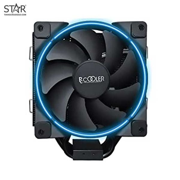  Tản nhiệt khí PCCOOLER GI-H58UB | LED Xanh, Đen 