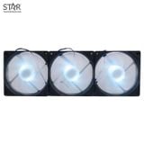  Quạt tản nhiệt PC PC Cooler | Kit 3 fan 120mm, RGB, Đen 
