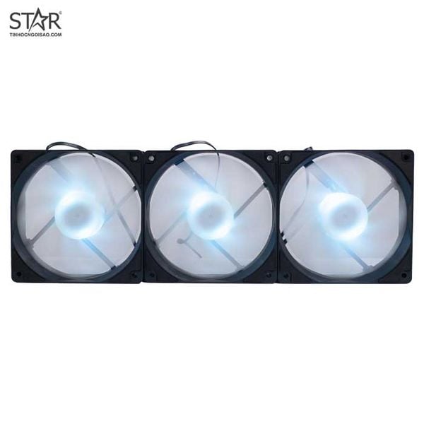  Quạt tản nhiệt PC PC Cooler | Kit 3 fan 120mm, RGB, Đen 