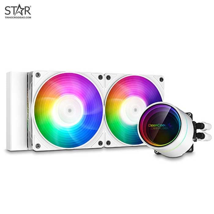 Tản Nhiệt CPU Deepcool Castle 240EX A-RGB White AIO Cooling (DP-GS-H12W-CSL240EX-AR-WH)