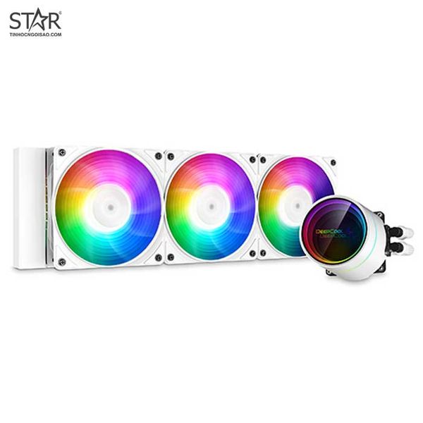  Tản nhiệt nước Deepcool Castle 360EX White | ARGB, Trắng 