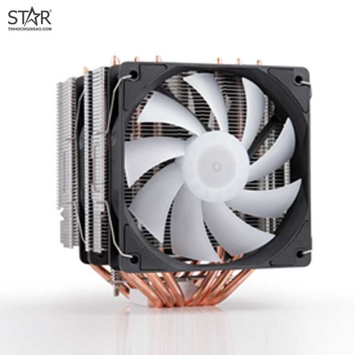 Tản Nhiệt CPU Golden Field Dual Fan LED Air Cooling