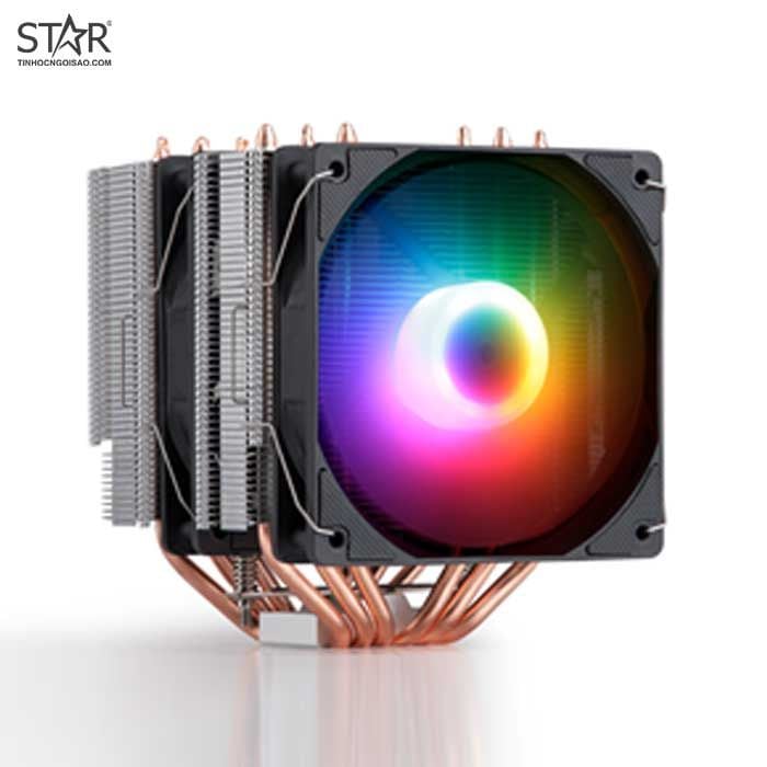 Tản Nhiệt CPU Golden Field Dual Fan LED Air Cooling