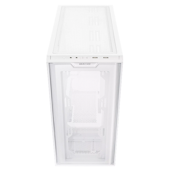  Thùng máy ASUS A21 Mesh - Trắng | AIO 360 Top, Micro ATX, không fan 