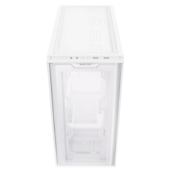  Thùng máy ASUS A21 Mesh - Trắng | AIO 360 Top, Micro ATX, không fan 