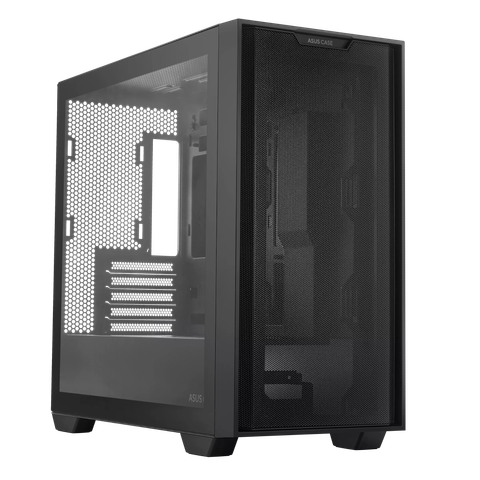 Thùng máy ASUS A21 Mesh - Đen | AIO 360 Top, Micro ATX, không fan