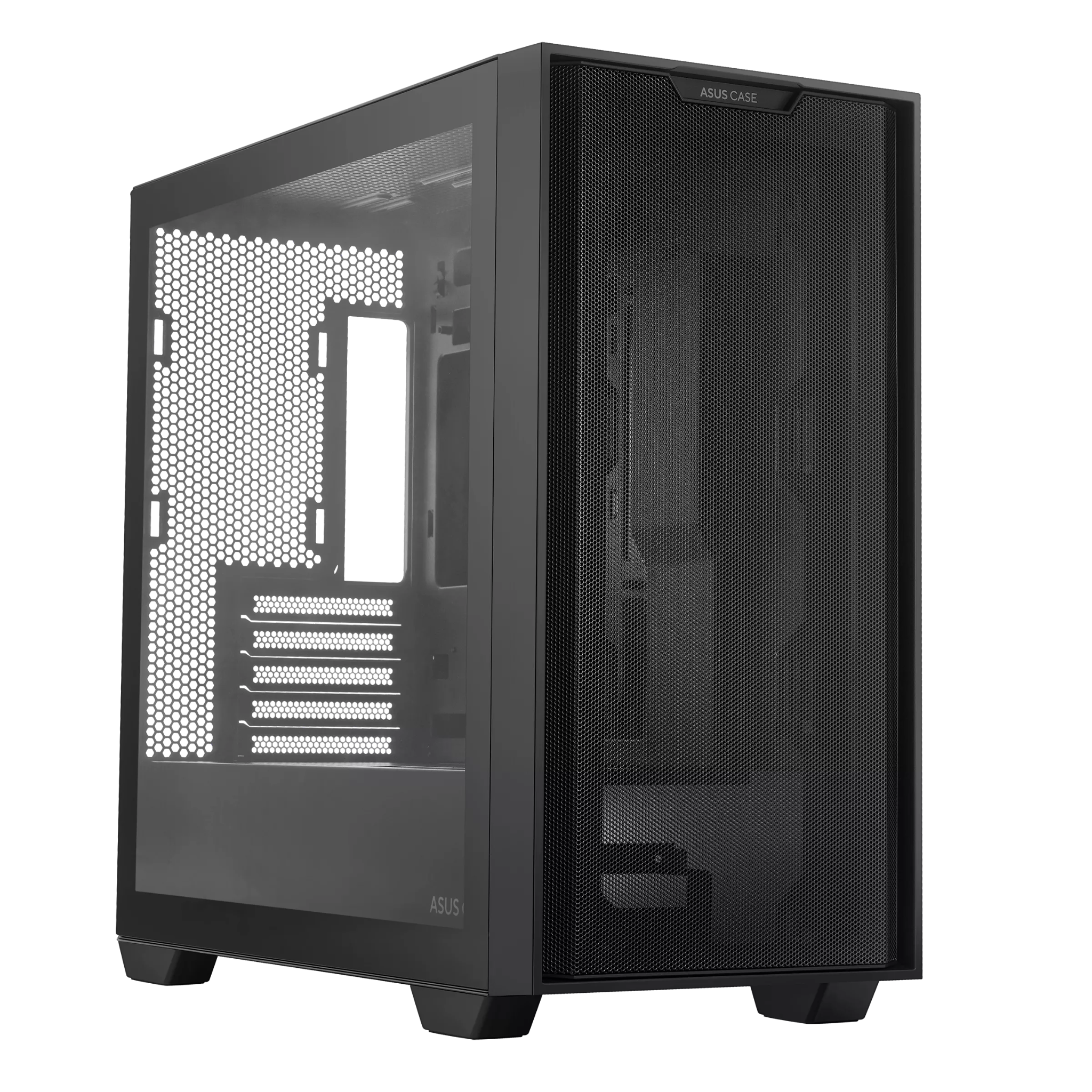 Thùng máy ASUS A21 Mesh - Đen | AIO 360 Top, Micro ATX, không fan