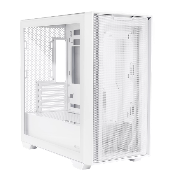  Thùng máy ASUS A21 Mesh - Trắng | AIO 360 Top, Micro ATX, không fan 