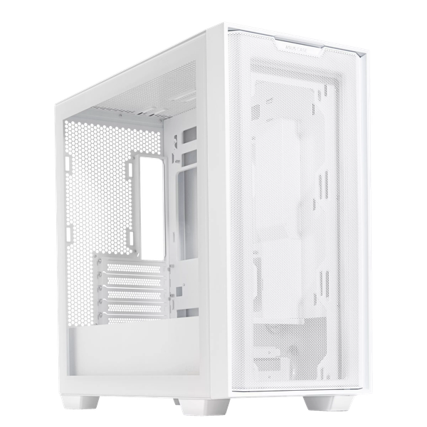  Thùng máy ASUS A21 Mesh - Trắng | AIO 360 Top, Micro ATX, không fan 