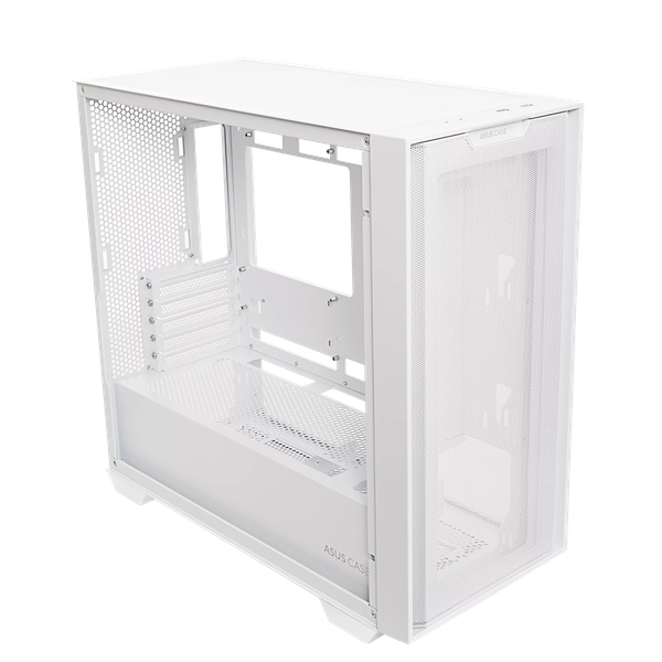  Thùng máy ASUS A21 Mesh - Trắng | AIO 360 Top, Micro ATX, không fan 