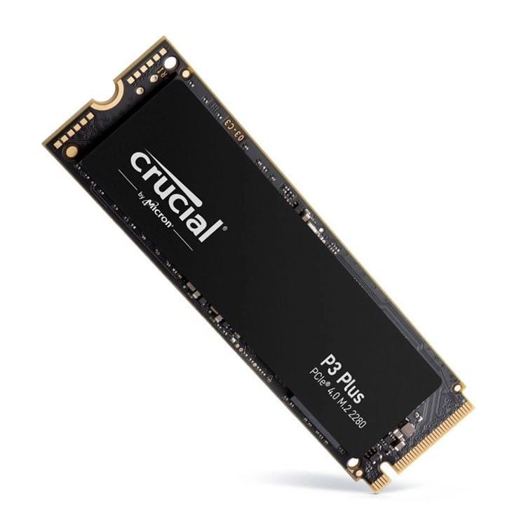 Ổ cứng SSD 2TB Crucial P3 Plus (NVMe, 4700 MB/s, Gen4x4) | Hàng công ty - Tray