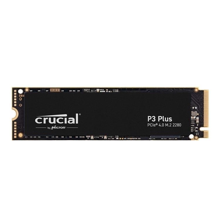 Ổ cứng SSD 2TB Crucial P3 Plus (NVMe, 4700 MB/s, Gen4x4) | Hàng công ty - Tray