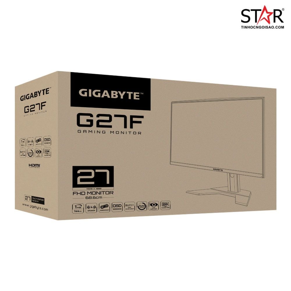 Màn Hình Gaming Gigabyte G27F-AP (27