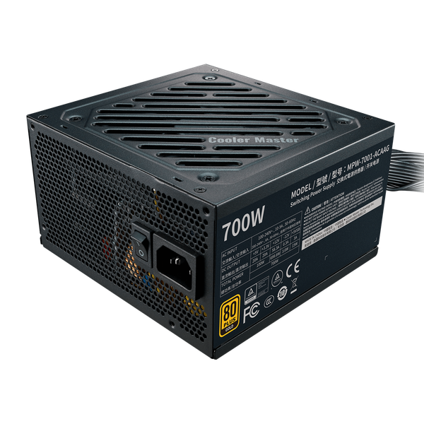  Nguồn máy tính CoolerMaster G700 Gold (Cáp Liền) (MPW-7001-ACAAG) | Non Modular, ATX 