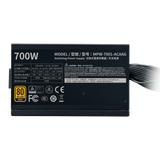  Nguồn Cooler Master G700 Gold - Đen | 700W, nhập khẩu, cáp liền (MPW-7001-ACAAG) 