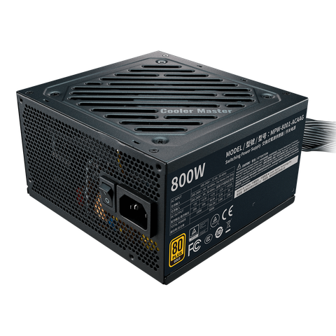 Nguồn máy tính COOLER MASTER G800 Gold 800W 80 Plus Gold | Non Modular, ATX