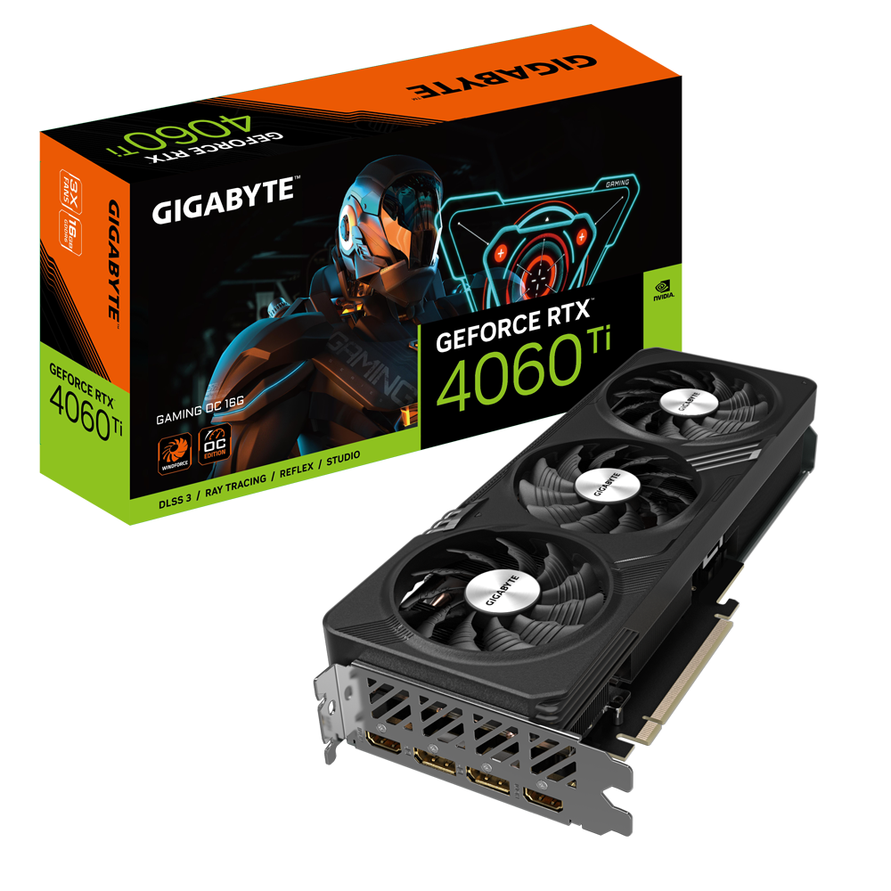 Card màn hình VGA Gigabyte GeForce RTX­­ 4060 Ti GAMING OC 16GB